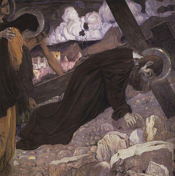 Mikhail Nesterov Crucifixion china oil painting image